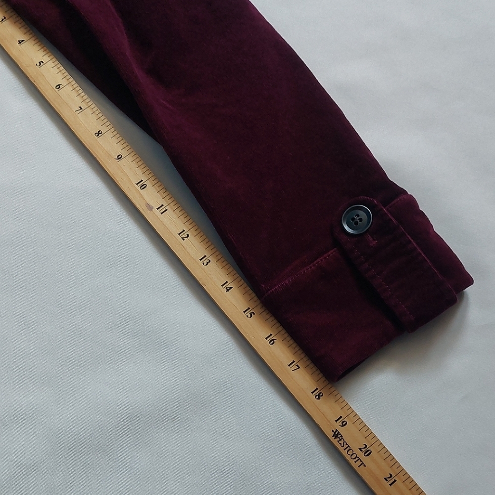 LOFT‎  Women's Burgundy Jacket  Size 8 - Picture 7 of 10